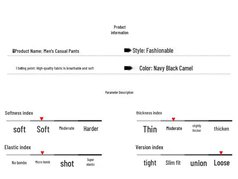 Jeanswest Men's Outdoor Straight Casual Pants