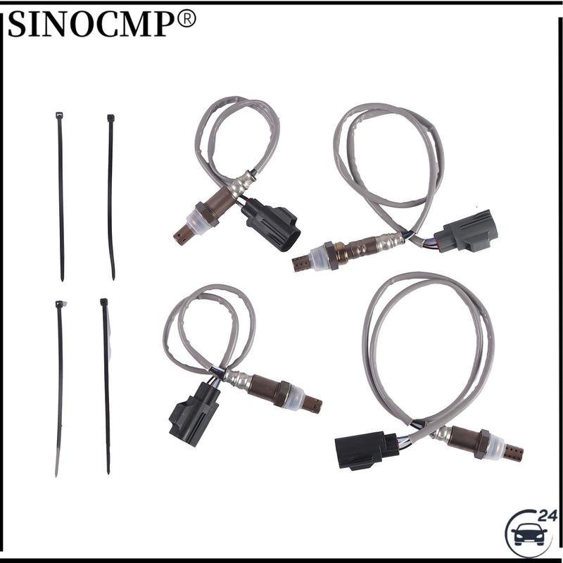 4pcs Up Down Stream Oxygen Sensor O2 234-9151 234-4450 234-4451 For 2007-2012 Volvo XC90 Oxygen O2 Senso Automotive Sensors