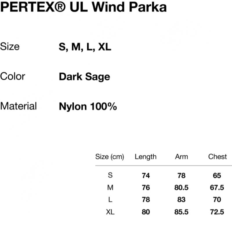 ThIs Is Never Pertex Ul Wind Parka Dark Sage