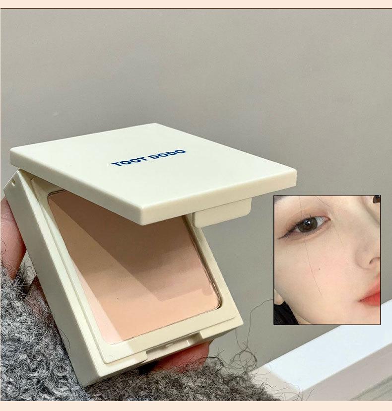 Zhenyan Bare Skin Powder: Brightening Matte, Long-Lasting, Oil-Control, No Caking, Translucent Concealing Setting Foundation for Women.