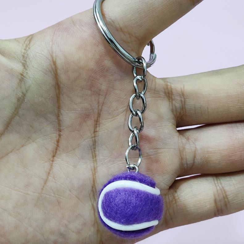 3.8cm Tennis Keychain Charms: Sports Gifts & Accessories