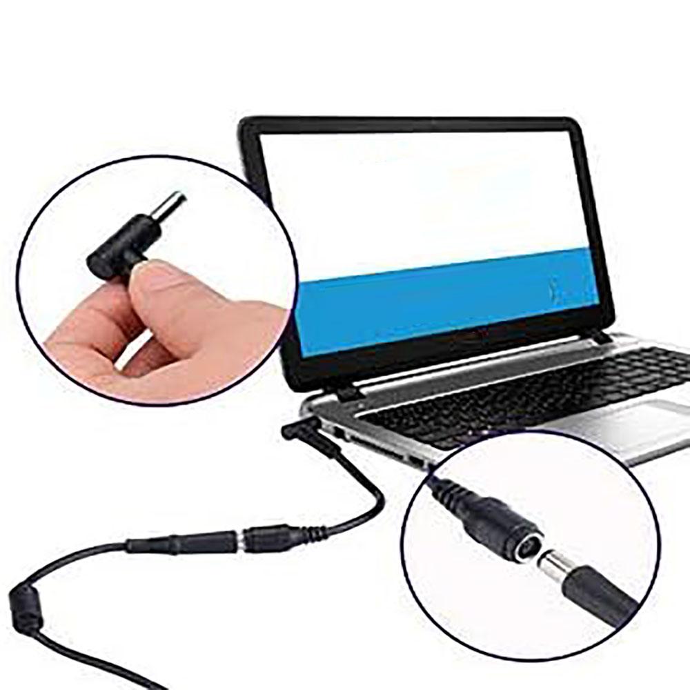 10PCS DC nabíječka Konvertorový kabel adaptéru Modrá koncovka 7,4 mm – 4,5 mm Pro notebooky HP