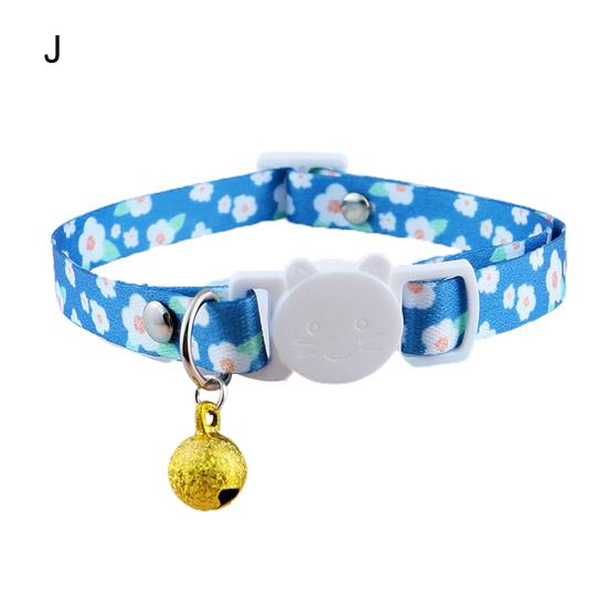 Haustier Kragen Druck Anti-Erstickung Sicher Schnalle Abtrünnigen Haustier Katzen Hunde Halsbänder mit