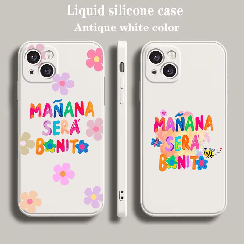 Luxury Color Phone Case For iPhone 15 14 13 12 mini 11 Pro Max XS X XR SE 7 8 Plus soft Beige Cover Letter Print Kangaroo