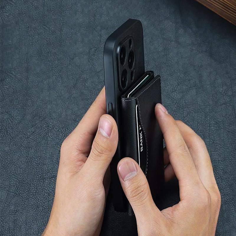 Strong Magnetic Leather Wallet With Hide Stand Leather Cover Case For Phone Safe Card Holder Pocket Cover