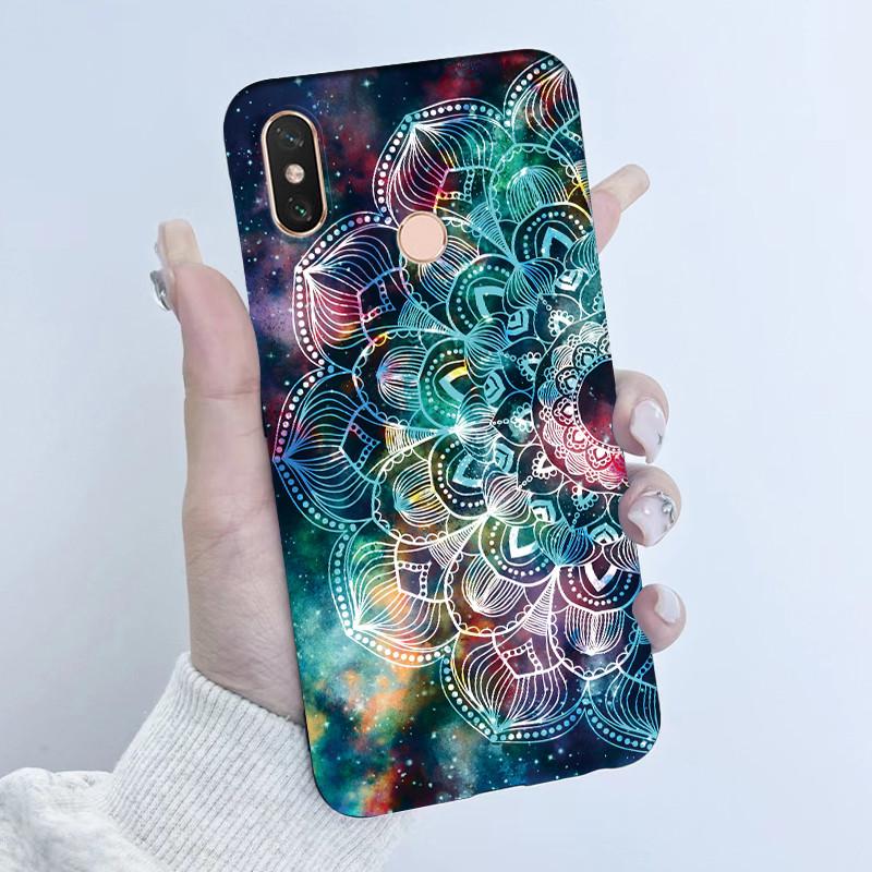 For Xiaomi Mi Max 3 Case Back Cover New design Butterfly Flower Girl Painted Candy Color Soft Silicone Shells For Mi Max3 Capa