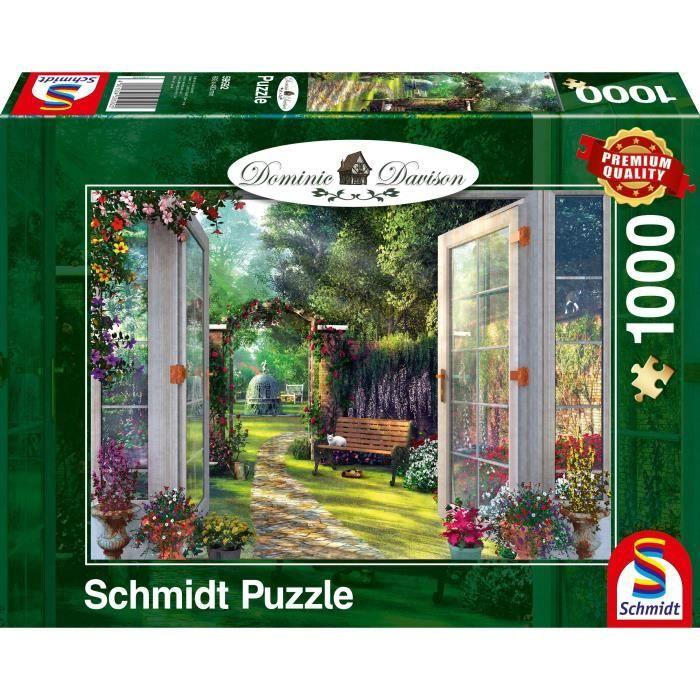 Puzzle SCHMIDT SPIELE Vue sur le jardin enchanté 1000 pièces