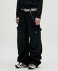 NOT4NERD Flap Pocket Curved Cotton Pants - Black