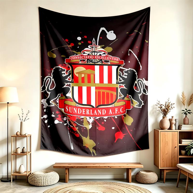 Sunderland AFC (1) Tapestry Suitable For Decorating Homes Dorms And Bedrooms Soft To The Touch And A Perfect Gift For Friends And Family