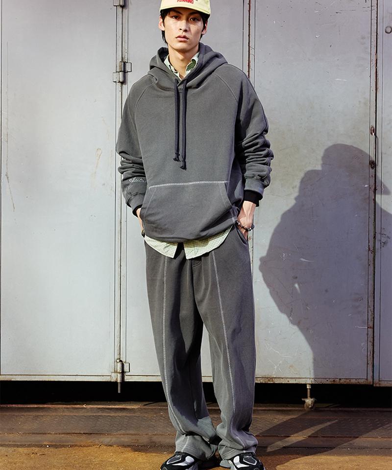 Hollideibijiteo Heritage Reverse Pants - Charcoal Pigment