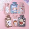 Cute Cartoon Plush Hot Water Bottle with Hand Warmer Feature