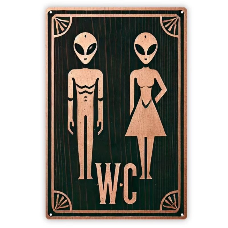 Metal Wall Art Decorative Sign Hanging Home Decor 20x30cm