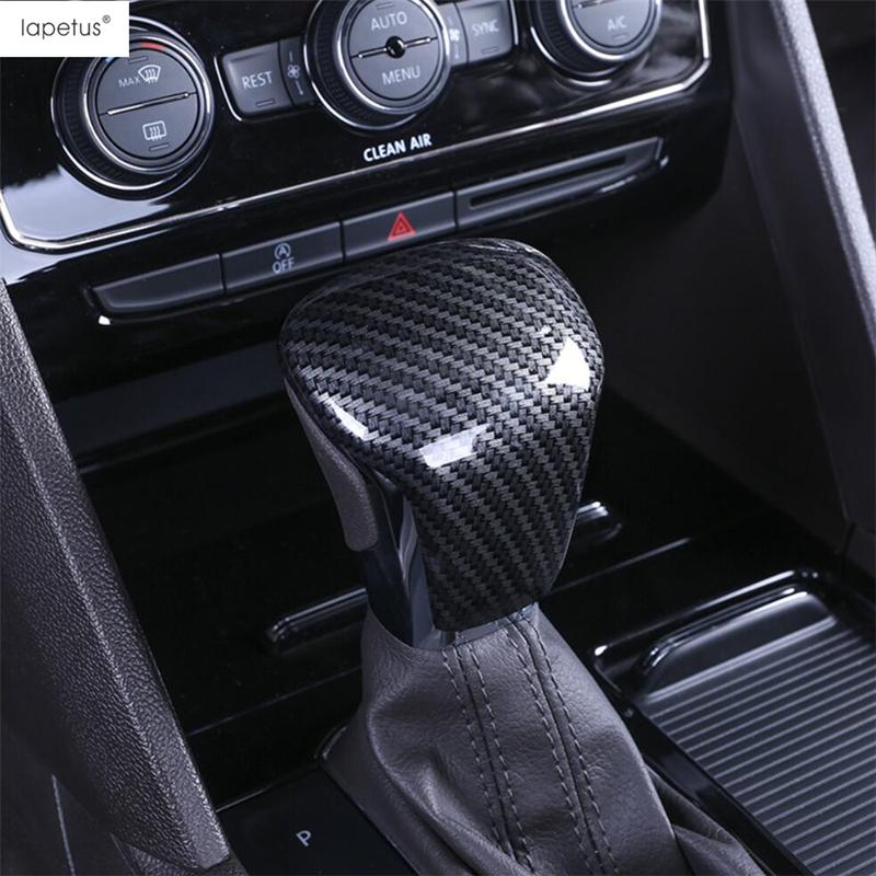 Gear Shifter Head AC Air Window Lift Read Light Cover Trim For VW Volkswagen Atlas / Teramont 2017- Carbon Fiber Accessories