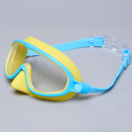 Swim Goggles for Kids Adults No Leaking Anti-Fog Diving Face Guard with Nose