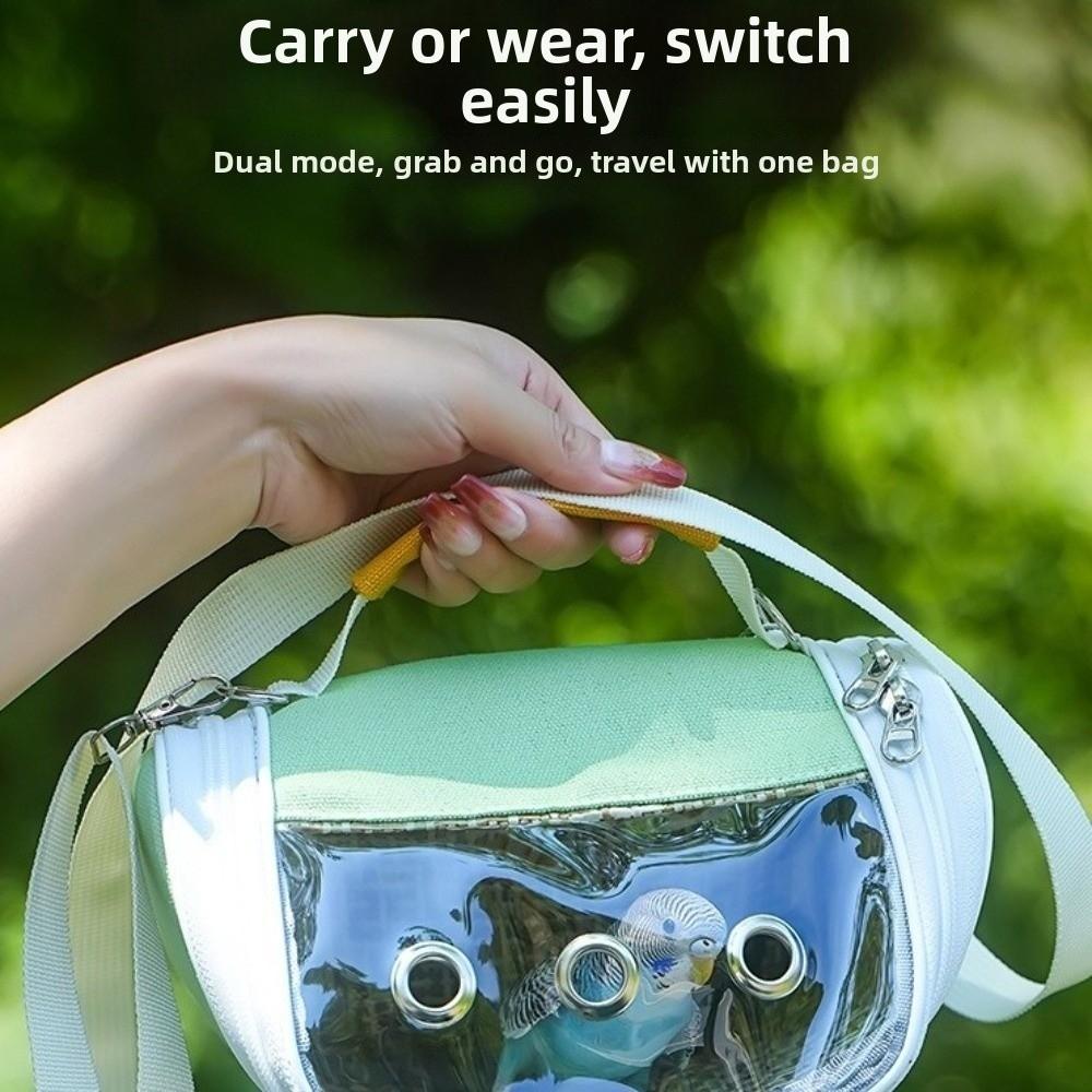Breathable Parrot Out Bag Lightweight Hamster Carrier Bag Bird Transport Cage  Outdoor Activities
