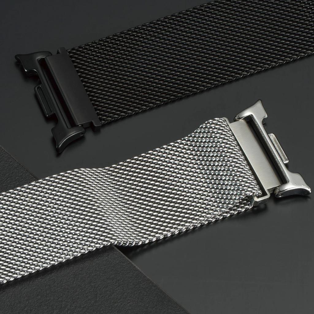 Fibbia a Paracadute Cinturino Milanese per Samsung Galaxy Watch 8/8Classic 40mm 44 46mm Ultra/Ultra 2025 Braccialetto Cinturino in Acciaio Inossidabile