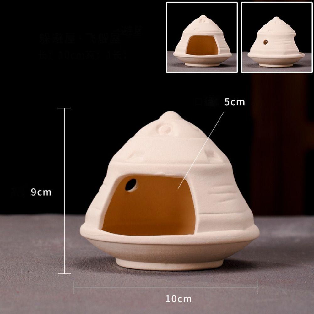 Ceramic Aquarium Shrimp Hideaway Multi-style Decorative Fish Hiding Shelter Creativity Multifunctional