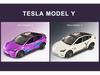 XLG1:24 Tesla Model Y Alloy Car Simulation Sedan Ornament Toy for Children.