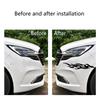 Weatherproof Stylish Easy Apply Reflective Flame Decals Stickers for Cars, Conceal Scratches and Boosts Aesthetic Appeal