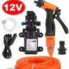 12V Elektrische Tragbare Autowaschwasserpistole mit Pumpe