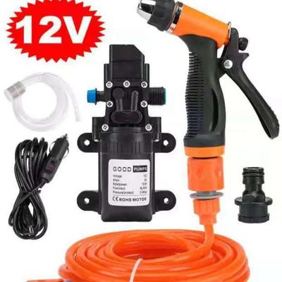12V Elektrische Tragbare Autowaschwasserpistole mit Pumpe