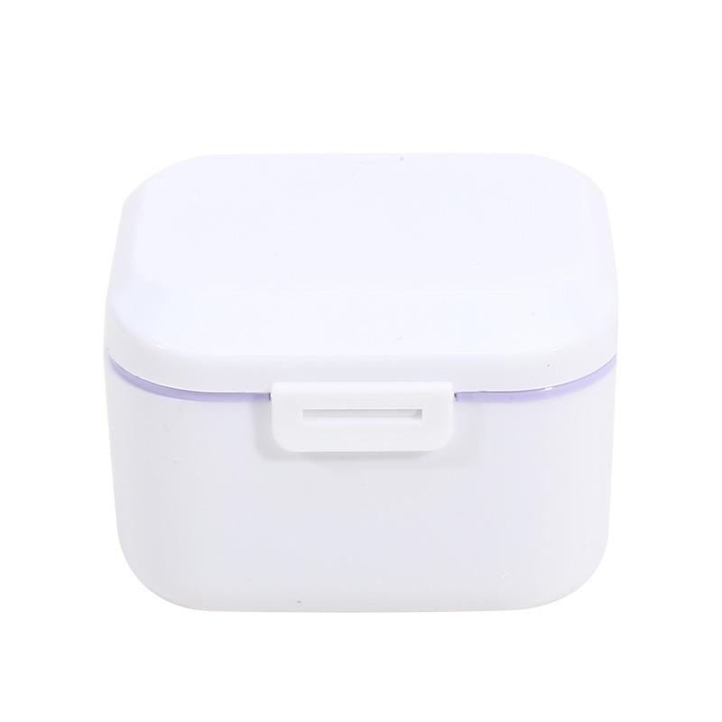 

Nail Tools Storage Box Retainer Case Portable Mouth Guard Box Oral Cleaning False Teeth Denture Storage Box