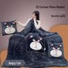 Double-Sided Arctic Velvet Thickened Pillow Quilt for Autumn/Winter 2025