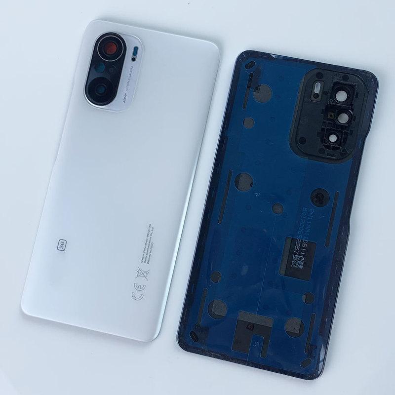 For Xiaomi Poco F3 5G Glass Back Battery Cover Replacement Rear Housing Door With Camera Lens