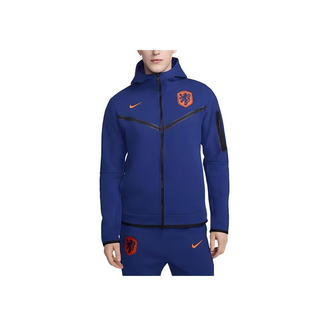 

Nike Tech Fleece Windrunner Full Zip Hoodie With Logo Embroidery Men Hoodies Deep-Navy FJ8158-455 S
