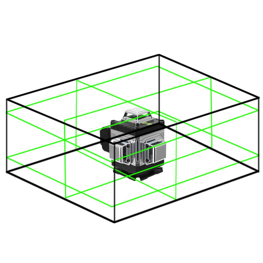 Multifunctional 16 Lines Laser Level 3 Degrees  Self-leveling Function Leveling Tool Omnidirectional Ground