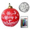 PVC Inflatable Christmas Ball Garden Decoration Ornaments Ball 60CM Xmas New Years Party Atmosphere Ball Yard Lawn Porch Decor