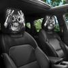 Skull Hand Gesture Print  Headrest Covers Washable and Durable  Seat Compatible with  Easy  Interior Style
