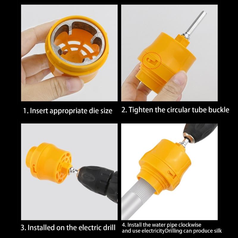High Durability Electric Pipe Threading Tool Set Lightweight Design Suitable for Plumbing and Construction Professionals