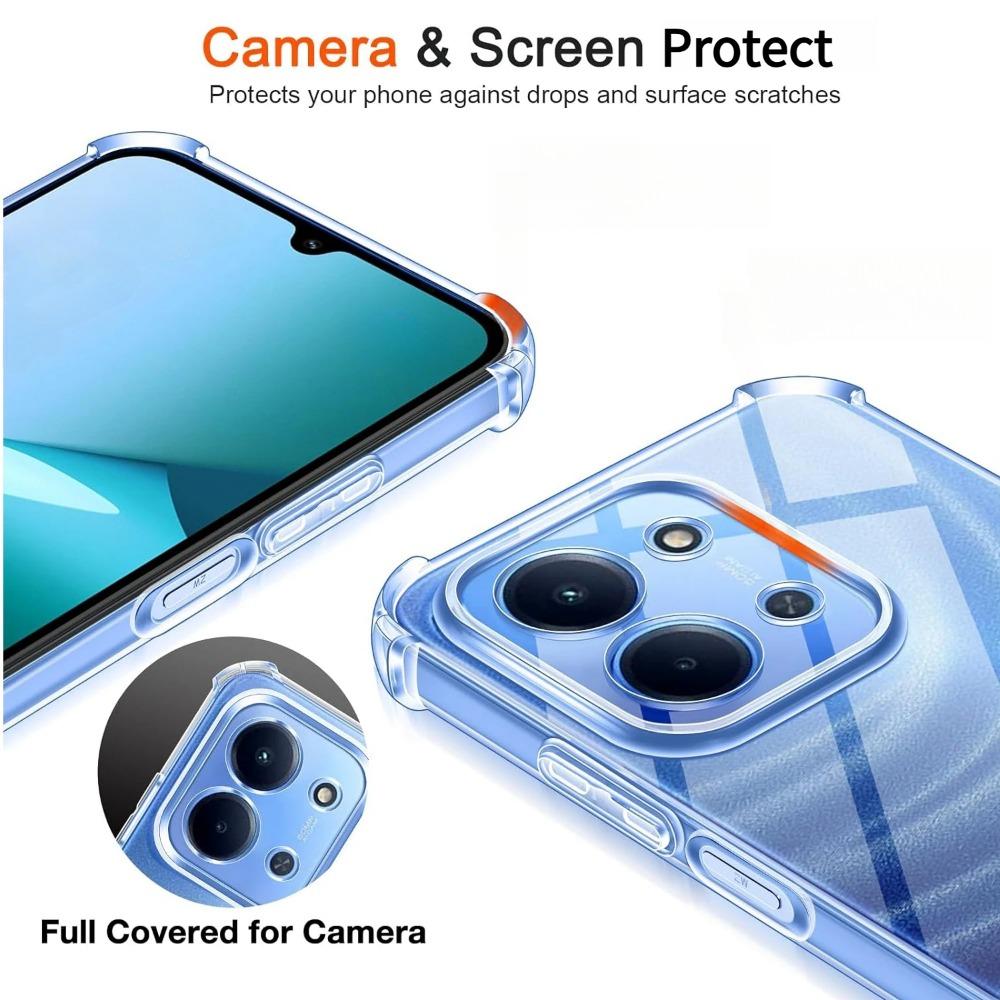 Clear Funda for Xiaomi POCO C85 4G Case Ultra Thin HD Transparent Soft Protection Shockproof Back Cover Capa