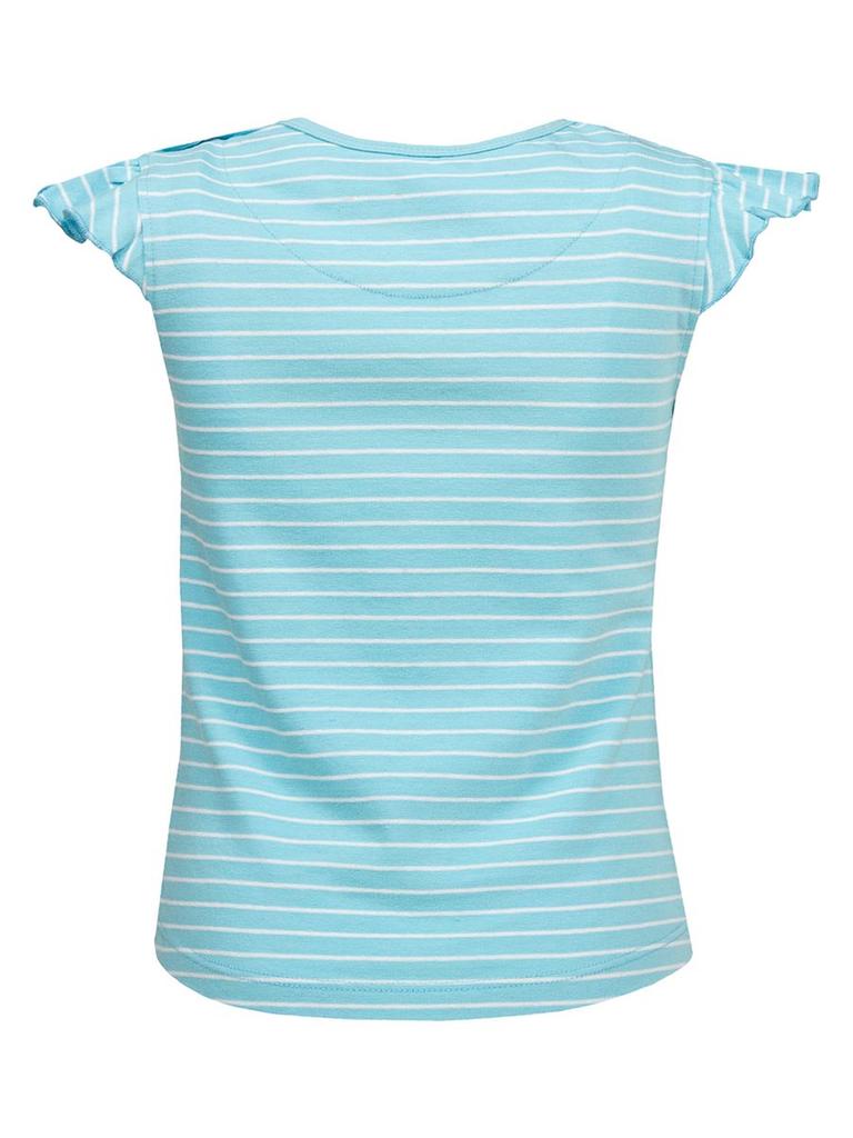 T-Shirt Dziewczęcy, Turkusowy, Flaming, Lief