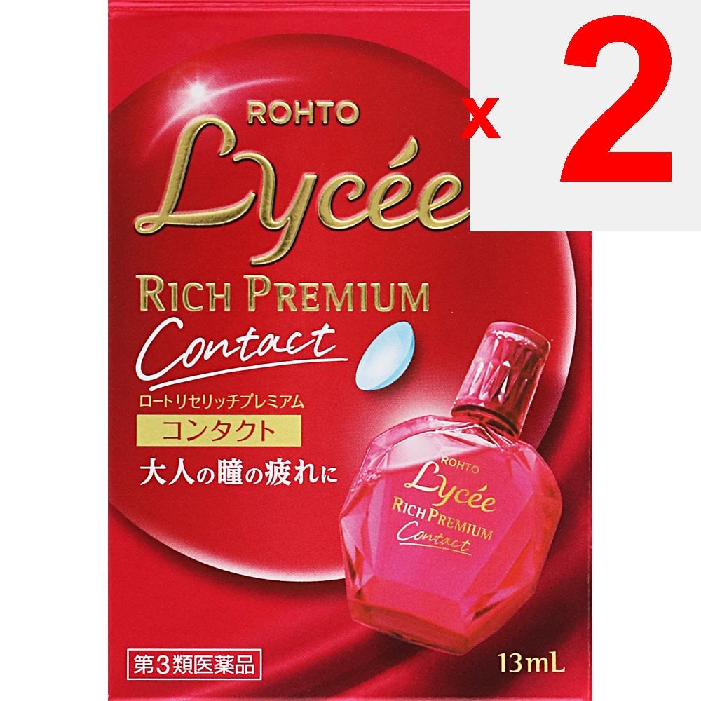 Rohto Rise Rich Premium Contact 13mL For Contact Lenses Eye Drops Indications: Eye Fatigue, Itchy Eyes, Discomfort While Wearing Soft or Hard Contact