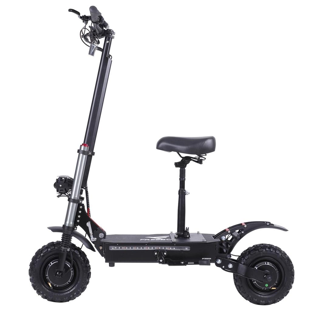 FREEBOY J30MAX 11" Electric Scooter Powerful Motor 3000W*2 Battery 60V38AH Hydraulic Brakes High-Performance E-Scooter