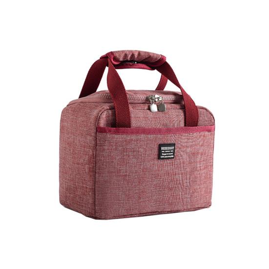 Portable Oxford Cloth Thermal Insulated Food Storage Tote Lunch Picnic Handbag