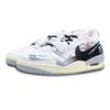 Jordan Legacy 312 Slip Resistant Abrasion Resistant Low top Vintage Basketball Shoes Men's Black White Gray HJ9199-111(Team652-312)