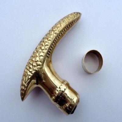 Designer Vintage Style Brass Handle For Cane Walking Stick