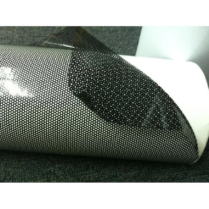 53cmx300cm Czarna Folia Siatkowa Perforowana 'Oko Muchy' Jednokierunkowa Wizja Naklejka na Reflektor Samochodu Skutera Motocykla Światło Tylne