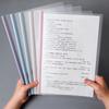 Thickened Document Rod Clamp Business Supplies Pull Rod Clip New A4 Draw Rod Folder