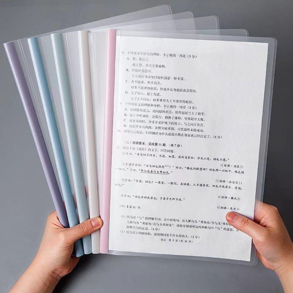 Business Supplies Document Rod Clamp Thickened Business Folder New A4 Draw Rod Folder