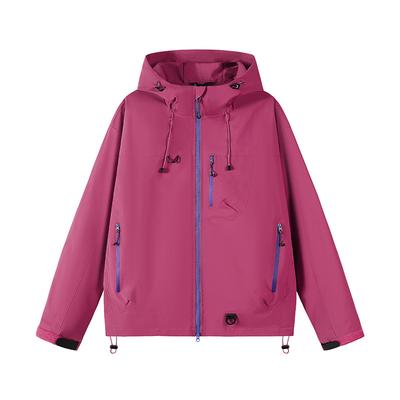 Outdoor Mountaineering Jacket Men's and Women's Loose Casual Versatile Hooded Jacket