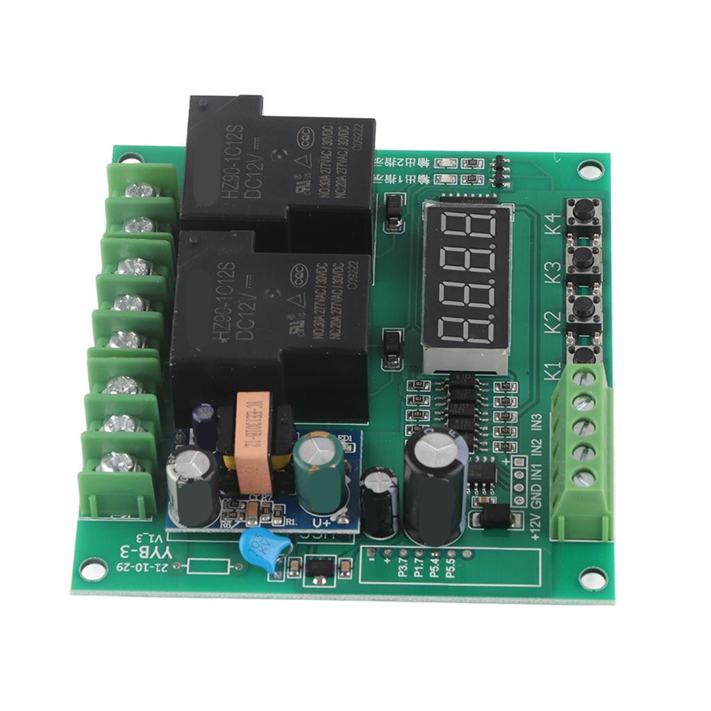 220V Motor Forward  Reverse Control Board Two Relay Delay Timing Cycle Module