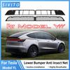For Tesla New Model YL 2026 Launch 6-seater Version Lower Bumper Anti Insect Net Anti Dust Proof Inner Vent Grille Cover