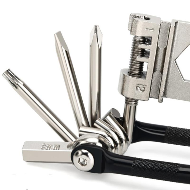 Bicycles Maintenance Multitool Bikes Repair Wrench Tool 16 in 1 Multifunctional Bicycles Cycling Maintenance Wrench Tool
