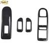 4PCS For VW Golf 6 MK6 GTI 2008-12 Door Armrest Window Lift Switch Cover Trim