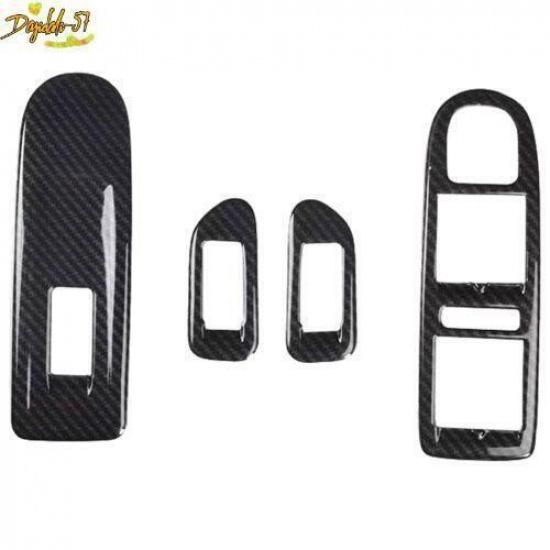 4PCS For VW Golf 6 MK6 GTI 2008-12 Door Armrest Window Lift Switch Cover Trim