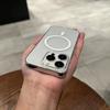 Ultra Thin Transparent Phone Case for iPhone 16 15 14 13 12 11 Pro Max Plus For Magsafe Wireless Charge Magnetic Clear Cover